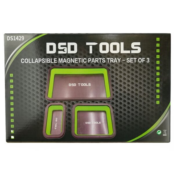 DSD TOOLS 3pc Collapsible Magnetic Parts Tray DS1429 - Image 3