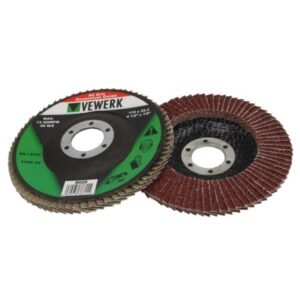 VEWERK A40T29 FLAP DISCS 40 GRIT OXIDE - PACK 10 (115X22.2) 8020