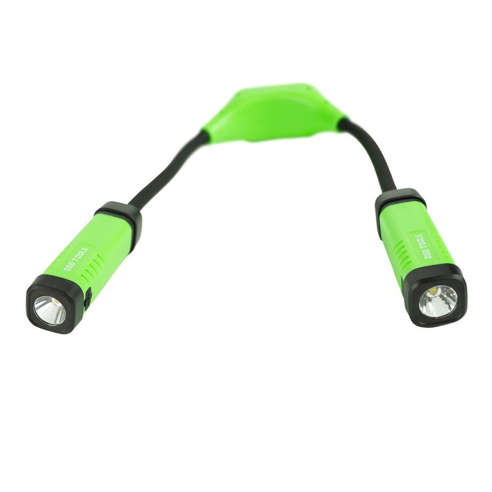 HEAVY DUTY HANDS FREE HEAD AND NECK ADJUSTABLE AND REMOVABLE TWIN LIGHT DS1800