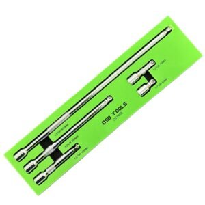 DSD TOOLS 5PC 1/2″ DR. WOBBLE EXTENSION BAR SET DS1462