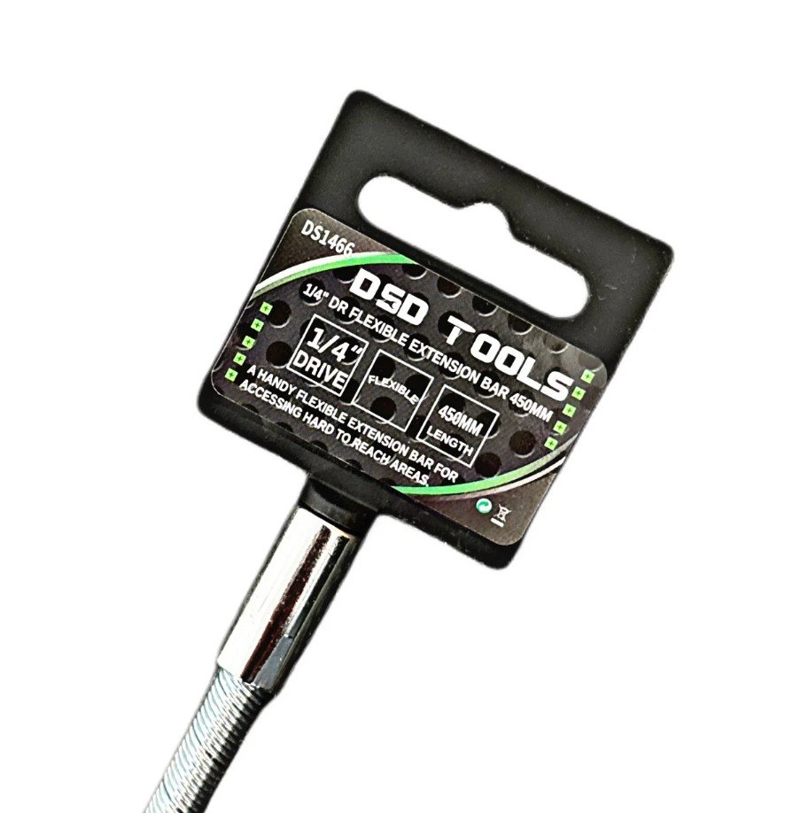 DSD TOOLS 1/4″ DR FLEXIBLE EXTENSION BAR 450MM DS1466 - Image 2