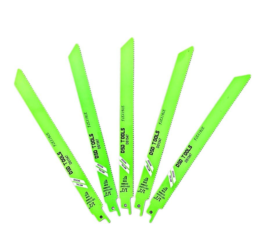 DSD TOOLS 5PC 225MM RECIPROCATING SAW BLADE WOOD / METAL DS1547