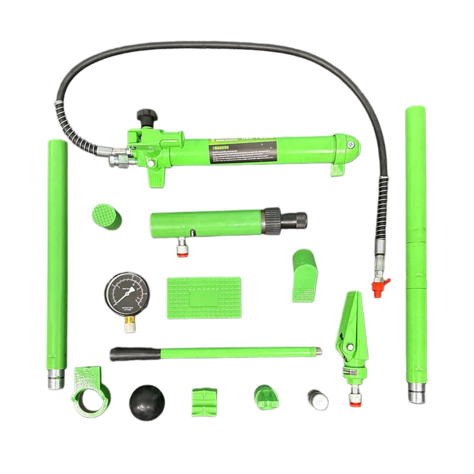 DSD TOOLS 10 TON HYDRAULIC PORTA POWER WITH ACCESSORIES DS1834 - Image 2