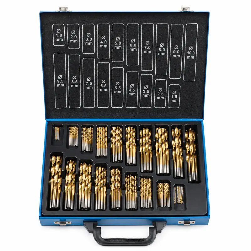 DSD TOOLS 170pc H.S.S Drill Bits 1 to 10mm DS1007