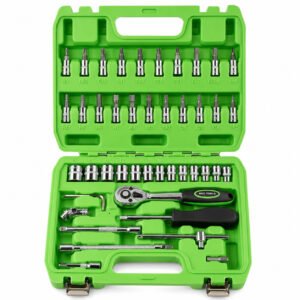 DSD TOOLS 46 Piece 1/4" DR Metric Socket & Bit Set DS1036