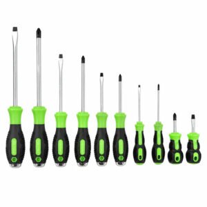 DSD TOOLS 10pc Screwdriver Set Philips + Slotted DS1047