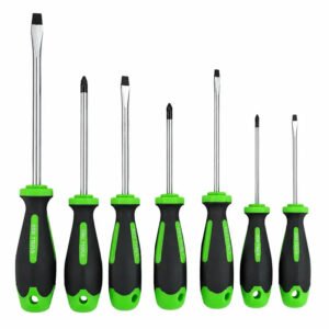 DSD TOOLS 7pc Soft Grip Screwdriver Set - Pozi & Slotted DS1049