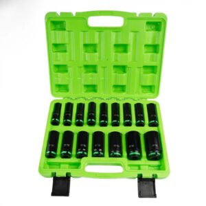 DSD TOOLS 16pc 1/2" DR 6PT European Impact Sockets DS1100