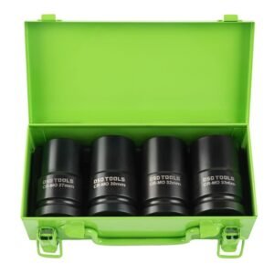 DSD TOOLS 4PC 1" DR 6PT Deep Impact Sockets Set DS1106
