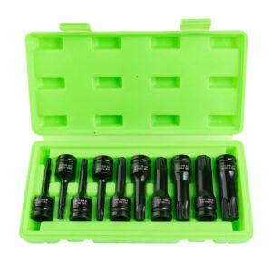 DSD TOOLS 10pc 1/2" DR Impact Star Bit Socket Set DS1118