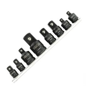 DSD TOOLS 8pcs Impact Adaptor Set On Rail DS1124