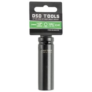 DSD TOOLS 1/2" Dr 15mm 6Pt Deep Impact Socket DS1131