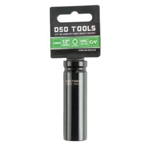 DSD TOOLS 1/2" DR 16mm 6PT Deep Impact Socket DS1132