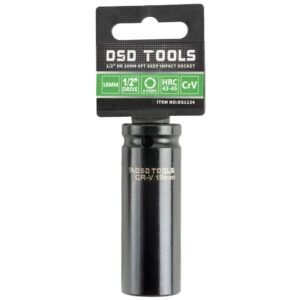 DSD TOOLS 1/2" Dr 18mm 6Pt Deep Impact Socket DS1134