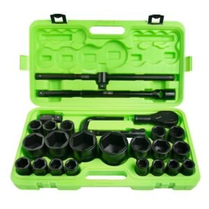 DSD TOOLS 26PC 3/4" and 1" 6PT Standart Impact Socket Set DS1148