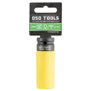 DSD TOOLS 1/2" DR 19mm Deep Impact Alloy Wheel Sockets DS1154