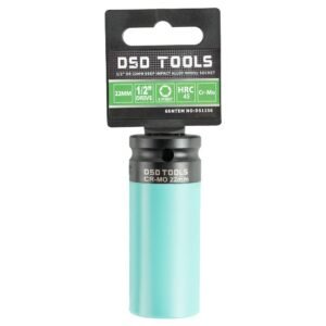 DSD TOOLS 1/2" DR 22mm Deep Impact Alloy Wheel Sockets DS1156