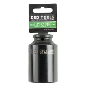 DSD TOOLS 38mm Hub Nut Socket - 12 Point 1/2" Drive DS1161