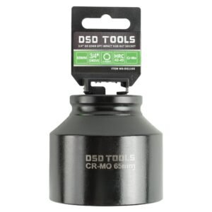 DSD TOOLS 3/4" DR 65MM 6PT Impact Hub Nut Socket DS1165