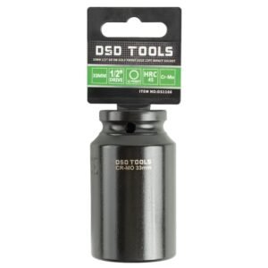 DSD TOOLS 33mm 1/2" DR VW Golf Front Axle 12PT Impact Socket DS1166