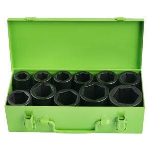 DSD TOOLS 11pc 1" DR Deep Impact Sockets Metric 22-50mm DS1174