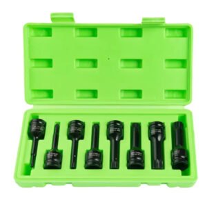 DSD TOOLS 8pc 1/2" DR Impact Spline Bit Sockets DS1180
