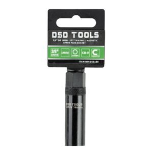 DSD TOOLS 3/8″ DR 14MM 12PT THIN WALL MAGNETIC SPARK PLUG SOCKET DS1190