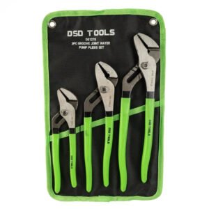 DSD TOOLS 3pc Groove Joint Water Pump Pliers Set DS1278