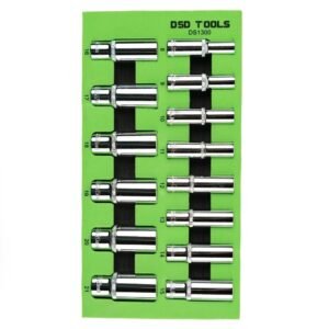 DSD TOOLS 14pc 3/8" Dr Deep Sockets 8-21mm DS1300