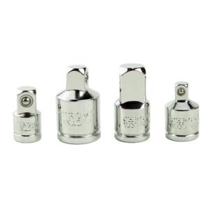 DSD TOOLS 4pc Socket Adapter Set 1/4", 3/8" & 1/2" Drives DS1325