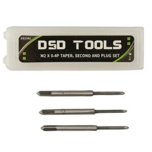DSD TOOLS M2 x 0.4P Taper, Second & Plug Set DS1342
