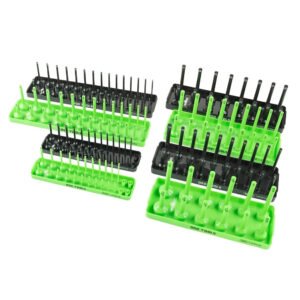 DSD TOOLS 6pc Socket Tray For 1/4" 3/8" 1/2" Dr Sockets Metric & Sae DS1357