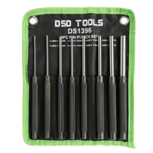 DSD TOOLS 8PC PIN PUNCH SET 2.4 – 9.5MM DS1396