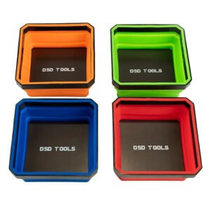 DSD TOOLS Collapsible Magnetic Parts Tray - Set of 4 DS1423