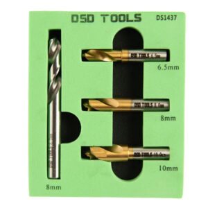 DSD TOOLS 4PC HSS COBALT SPOT WELD DRILL SET DS1437