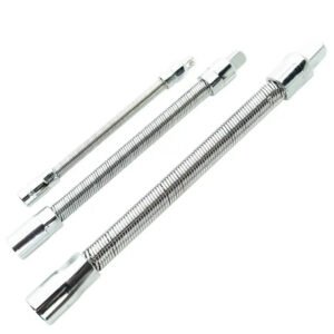 DSD TOOLS 3PC FLEXIBLE EXTENSION BAR SET – 1/4″ 3/8″ 1/2″ DRIVES DS1476