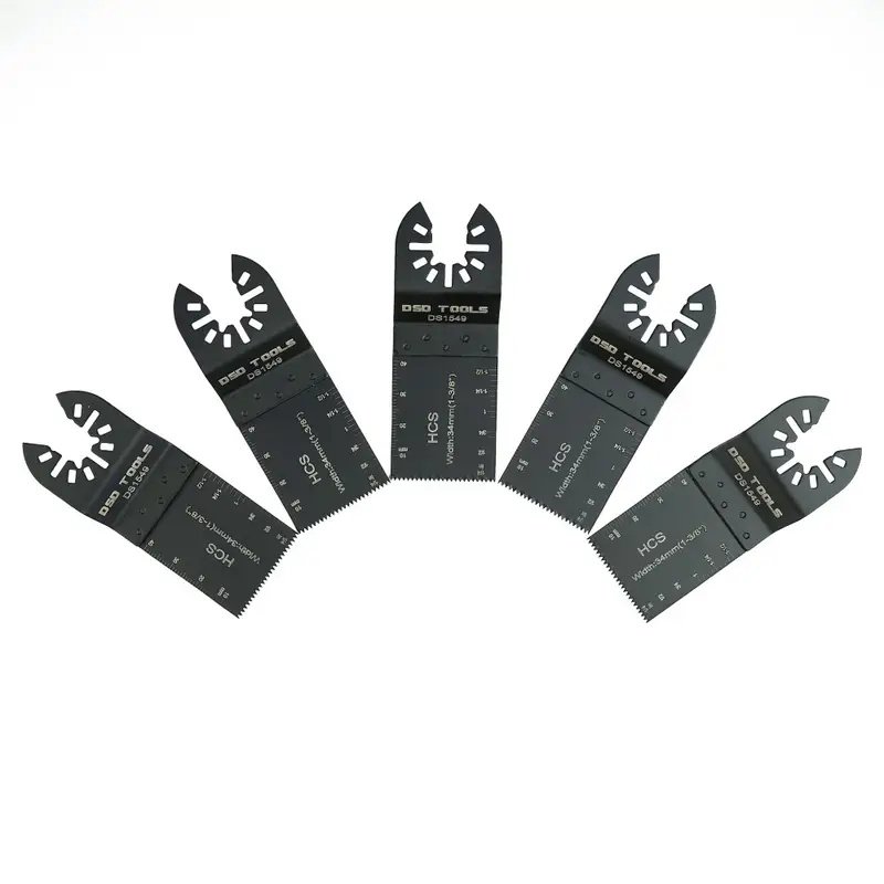 DSD TOOLS 20PC OSCILLATING MULTI TOOL SAW BLADES FOR WOOD 18TPI 34MM DS1549