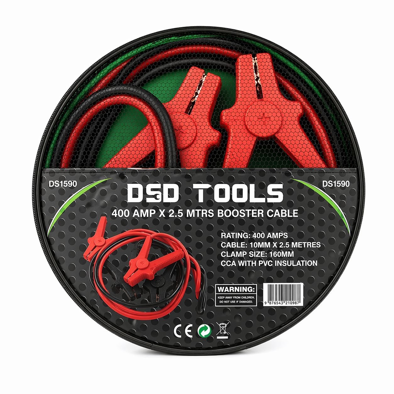 DSD TOOLS 400 AMP X 2.5 MTRS BOOSTER CABLE DS1590
