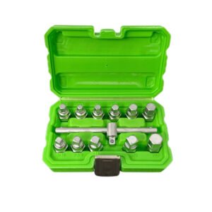 DSD TOOLS 12PC 3/8″ DR DRAIN PLUG KEY SET DS1653
