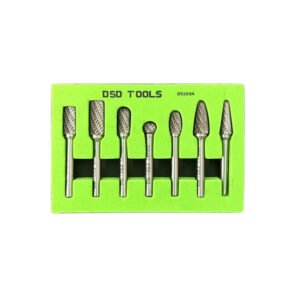 DSD TOOLS 7PC TUNGSTEN CARBIDE BURR SET DS1694
