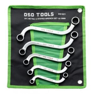 DSD TOOLS 5PC METRIC S SHAPED WRENCH SET 10-19MM DS1821