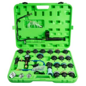 DSD TOOLS 28PC COOLANT SYSTEM PRESSURE TESTER & REFILL KIT DS1838