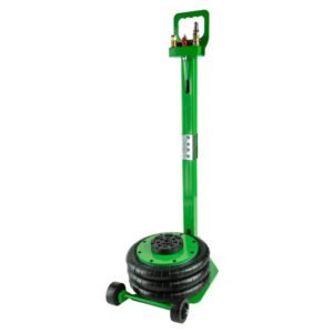 DSD TOOLS 3 TON PNEUMATIC TRIPLE AIR BAG TROLLEY JACK IN GREEN DS1839