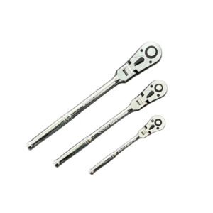 DSD TOOLS 3PC FLEXI HEAD RATCHET SET 1/4″ 3/8″ & 1/2″ DRIVES DS1874