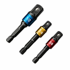 DSD TOOLS 3PC IMPACT DRIVER COLOUR CODED SOCKET ADAPTORS DS1921