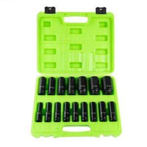 DSD TOOLS 16PC 1/2″ DR 12PT EUROPEAN IMPACT SOCKETS DS2007