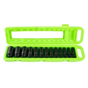 DSD TOOLS 13PC 1/2″ DR 12PT DEEP IMPACT SOCKETS METRIC DS2009