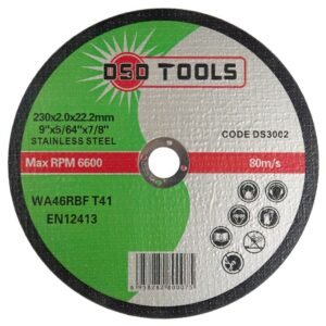 DSD TOOLS Cutting Discs For Metal -230mm x 2mm x 22mm Box of 100 DS3002