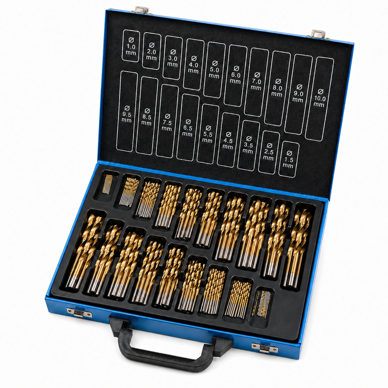 DSD TOOLS 170pc H.S.S Drill Bits 1 to 10mm DS1007 - Image 2