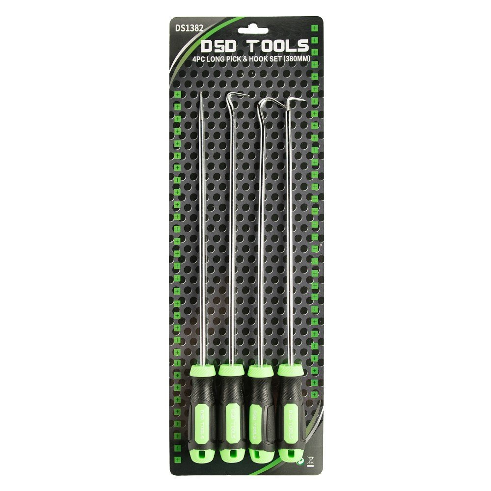 DSD TOOLS 4PC LONG PICK & HOOK SET (380MM) DS1382 - Image 2